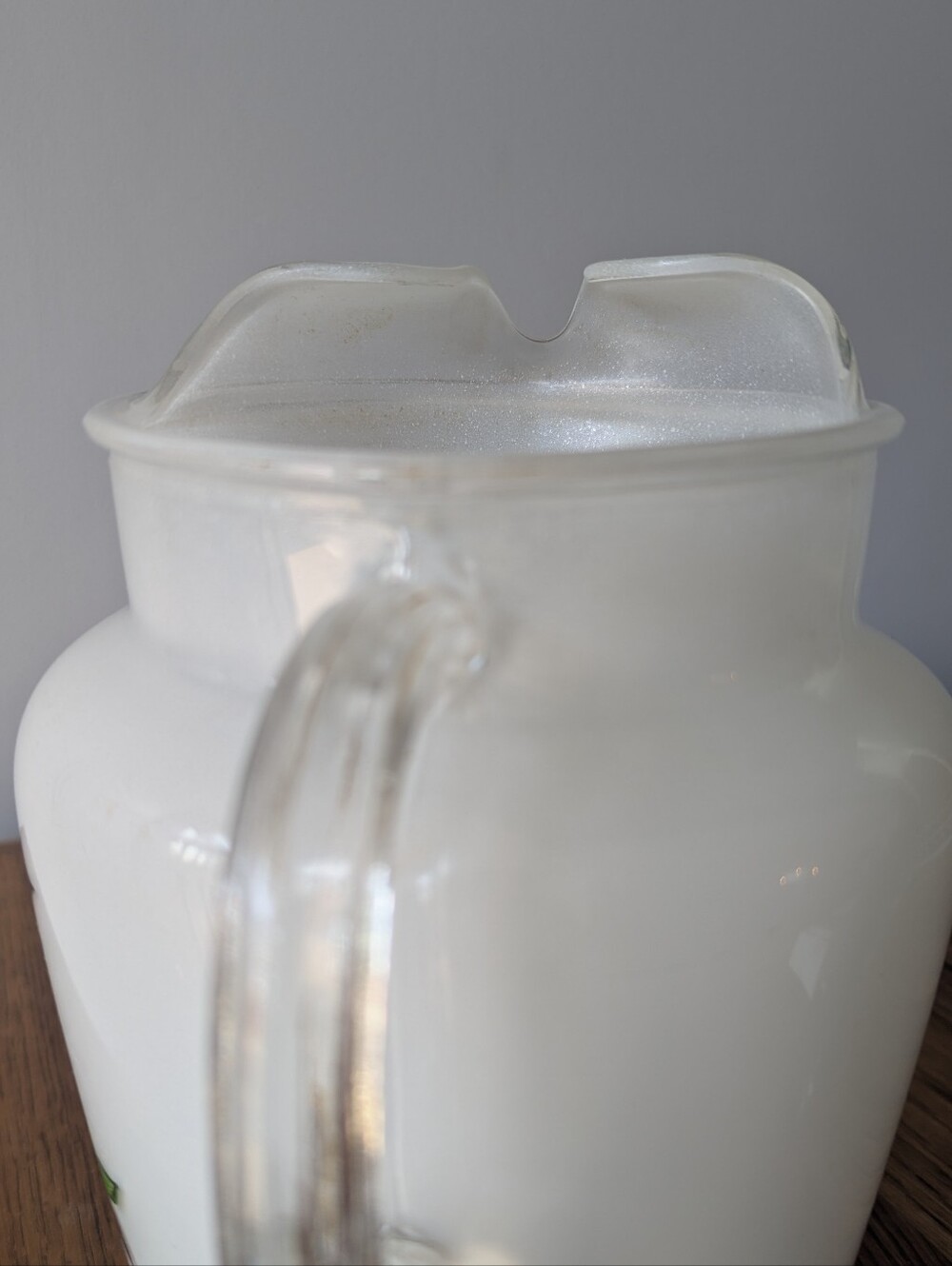 Vintage 1950s Bartlett Collins Birds Frosted Glass Pitcher - Feathered Friends - Picture 8 of 17